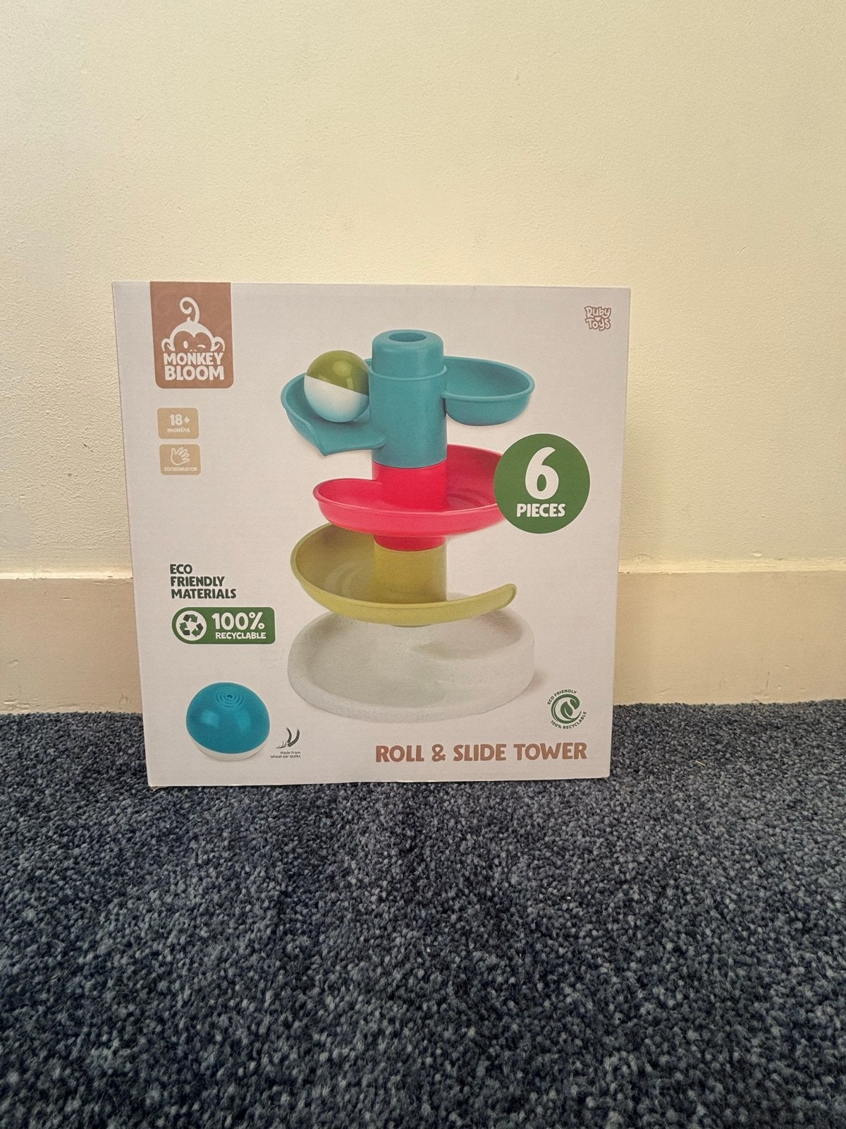 Monkey Bloom Roll & Slide Tower - Nieuw in doos, Ophalen of Verzenden, Nieuw, Overige typen
