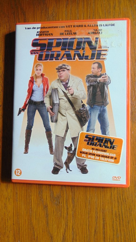 Spion van oranje dvd zgan, Cd's en Dvd's, Dvd's | Nederlandstalig, Alle leeftijden, Ophalen of Verzenden, Zo goed als nieuw, Komedie