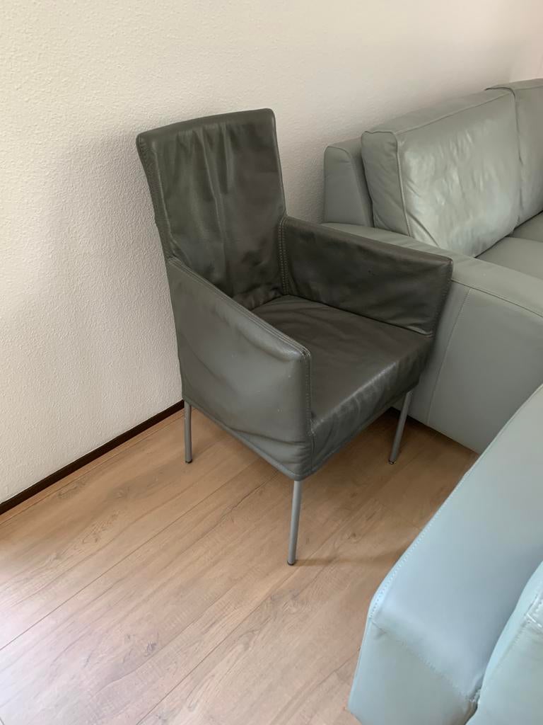 GRATIS STOEL, leer, leder, Ophalen, Zo goed als nieuw, 75 tot 100 cm, Leer