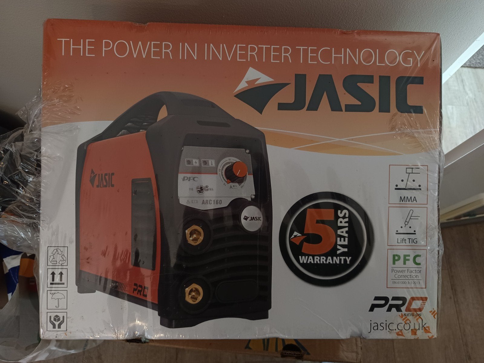 Jasic Pro ARC200 PFC TIG Lasmachine - Nieuw in doos, Ophalen of Verzenden, Nieuw, 150 tot 250 ampère, Tig
