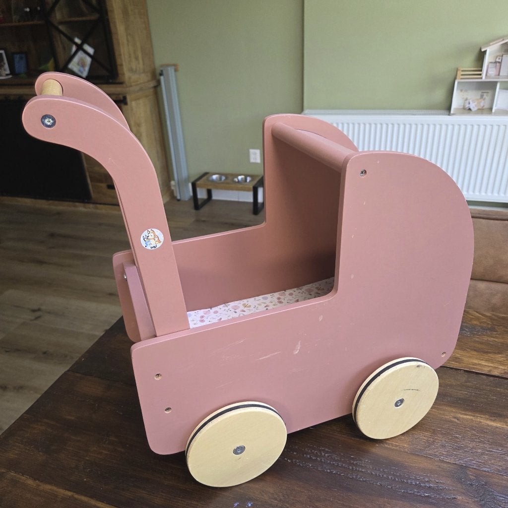 Little Dutch Roze poppenwagen, Ophalen, Gebruikt, Babypop