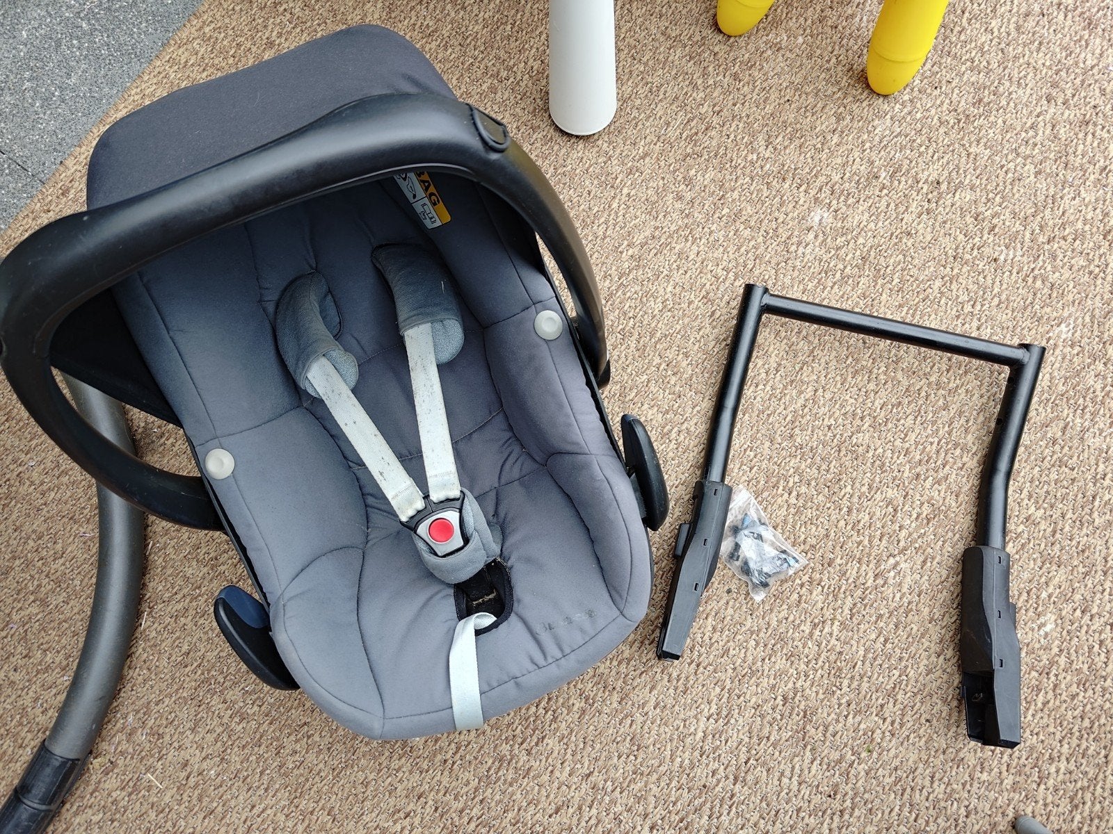 Maxi Cosi adapter voor Gazelle Makki bakfiets + Maxi Cosi, Ophalen, Gebruikt, Maxi-Cosi