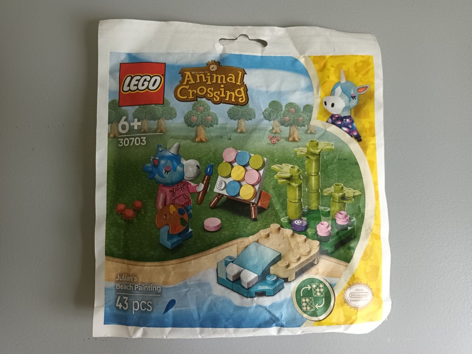 Nieuw nieuwe set Lego Julians beach painting animal crossing, Lego, Nieuw, Ophalen of Verzenden, Compleet