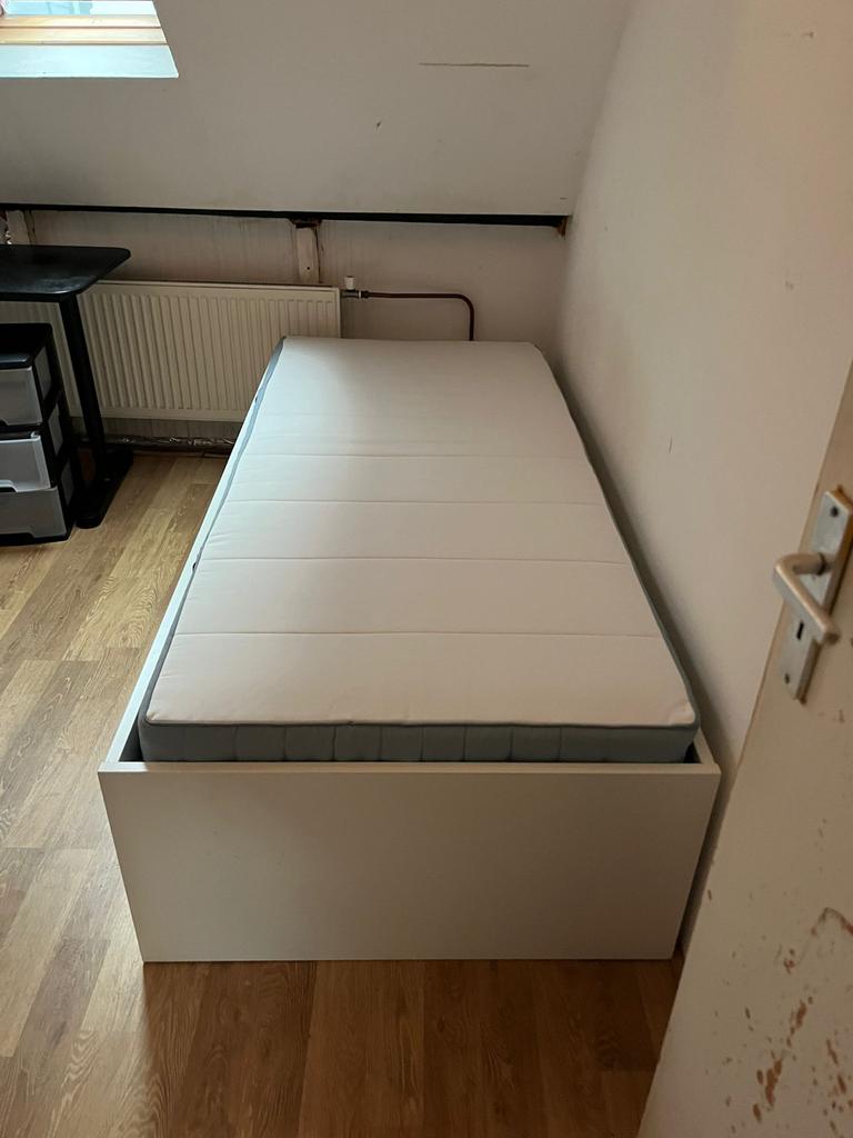 Vestmarka Matras voor Eenpersoonsbed, Overige materialen, 90 cm, Eenpersoons, Blauw