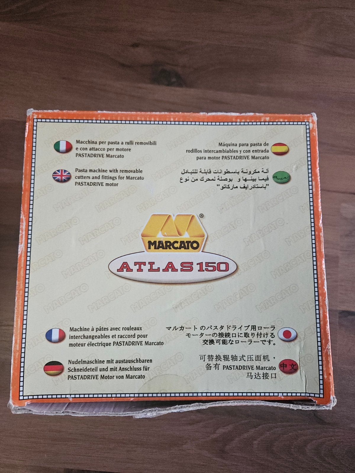 Marcato Atlas 150 Pastamachine - Zilver, Ophalen, Metaal, Pastamachine, Overige merken