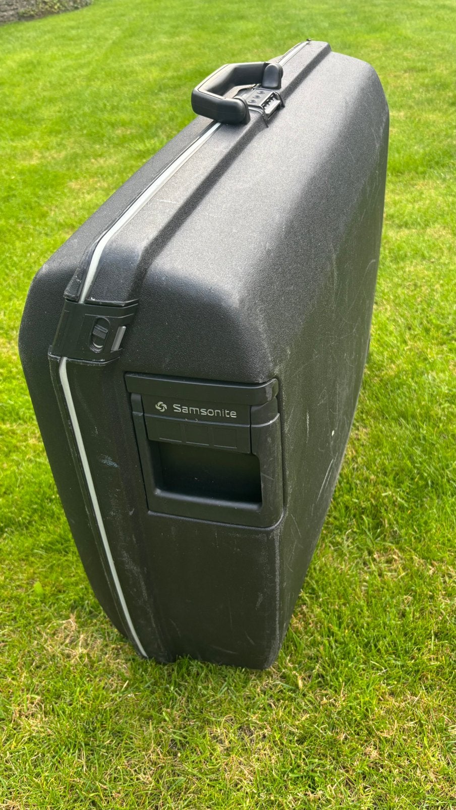 Stevige reiskoffer samsonite, Gebruikt, Hard kunststof, 70 cm of meer, 55 cm of meer