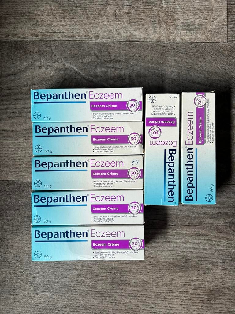 Bepanthen Eczeemcreme 50gram 7 stuks, Ophalen of Verzenden, Nieuw, Overige typen