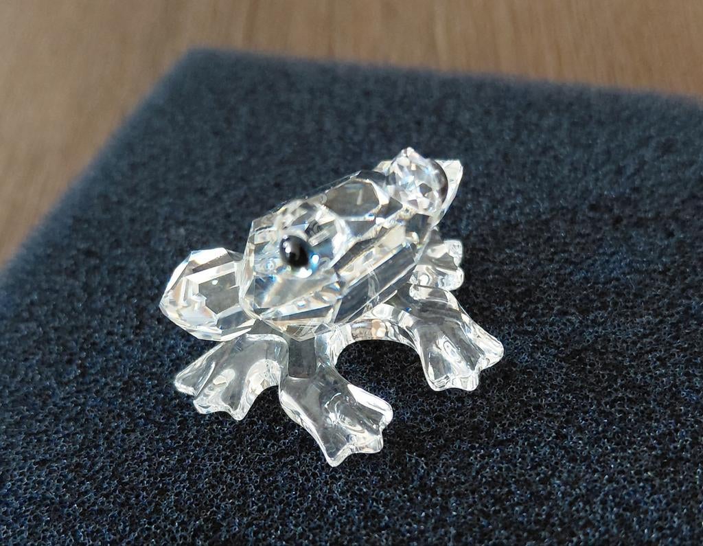 Swarovski kikker, Ophalen of Verzenden, Zo goed als nieuw, Figuurtje