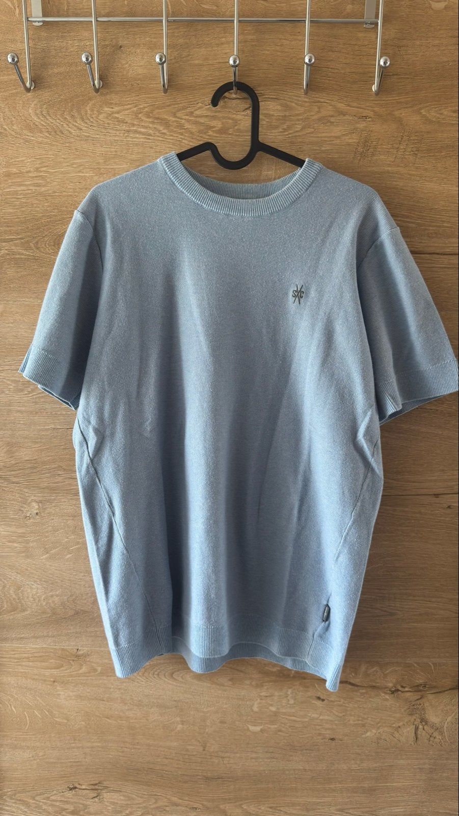 Lichte blauwe Silvercreek T-shirt - Maat M, Kleding | Heren, Ophalen of Verzenden, Zo goed als nieuw, Maat 48/50 (M), Blauw