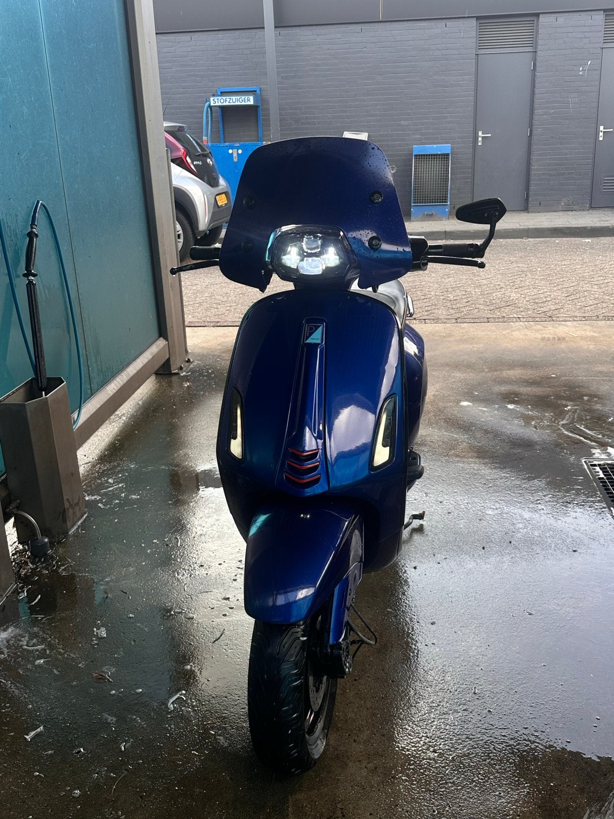 Vespa Sprint 2015 - Custom Candy Blue, Akrapovic, Zelioni, Ophalen, Gebruikt, Overige modellen, Maximaal 45 km/u