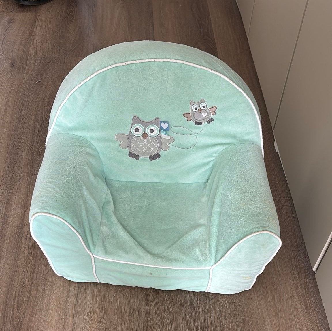 Leuke kinderfauteuil met uilenprint, Ophalen, Gebruikt, Stoel(en)