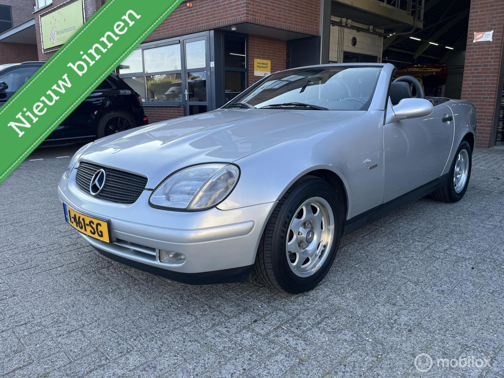 Mercedes SLK-klasse 200 LEDER*AIRCO*NETTE STAAT*, Auto's, Euro 2, 1998 cc, 4 cilinders, Cabriolet