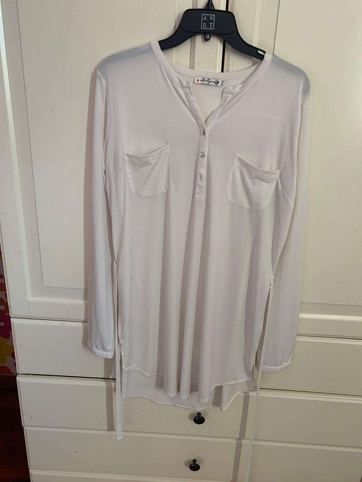 La ligna blouse 40, Verzenden, Zo goed als nieuw, Maat 38/40 (M), Wit