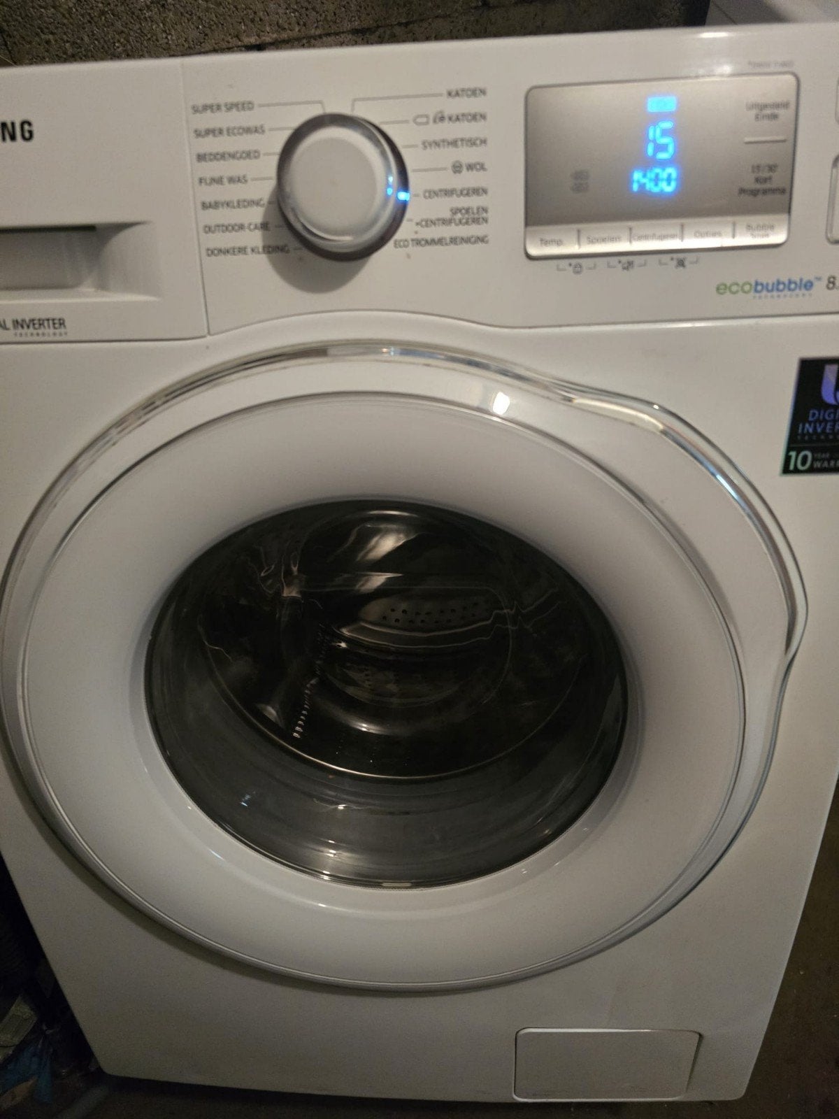 Samsung EcoBubble Wasmachine 8kg - Uitstekende Staat, Ophalen of Verzenden