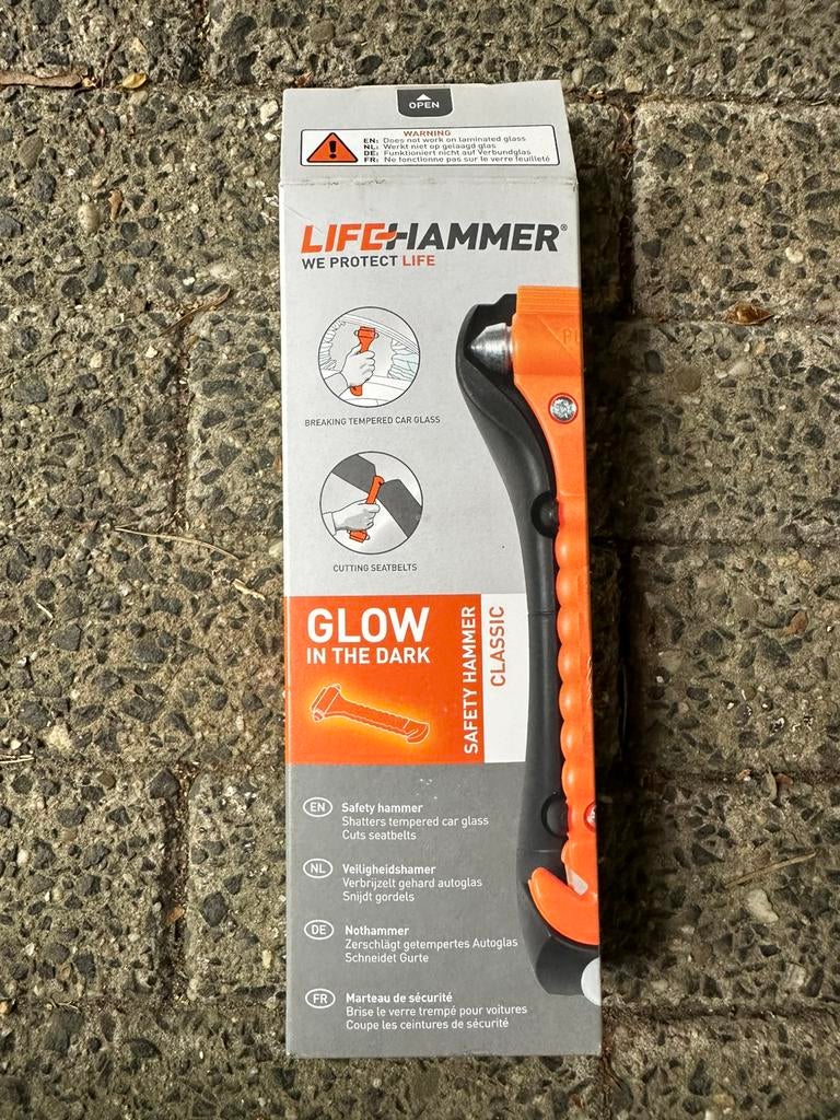 Life hammer safety hammer nieuw, Auto diversen, Auto-accessoires, Ophalen of Verzenden, Zo goed als nieuw