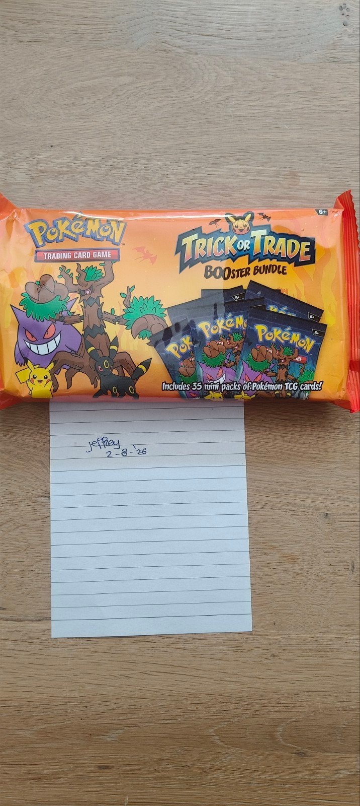 Pokémon Trick or Trade 2024 Booster Bundle - 35 packs, Ophalen of Verzenden, Nieuw, Booster
