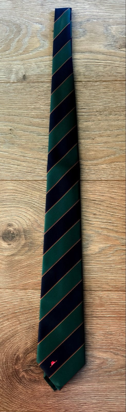 Emilio Lanzetti gestreepte stropdas, nieuw in verpakking, Kleding | Heren, Ophalen of Verzenden, Nieuw, Meerkleurig, Met patroon