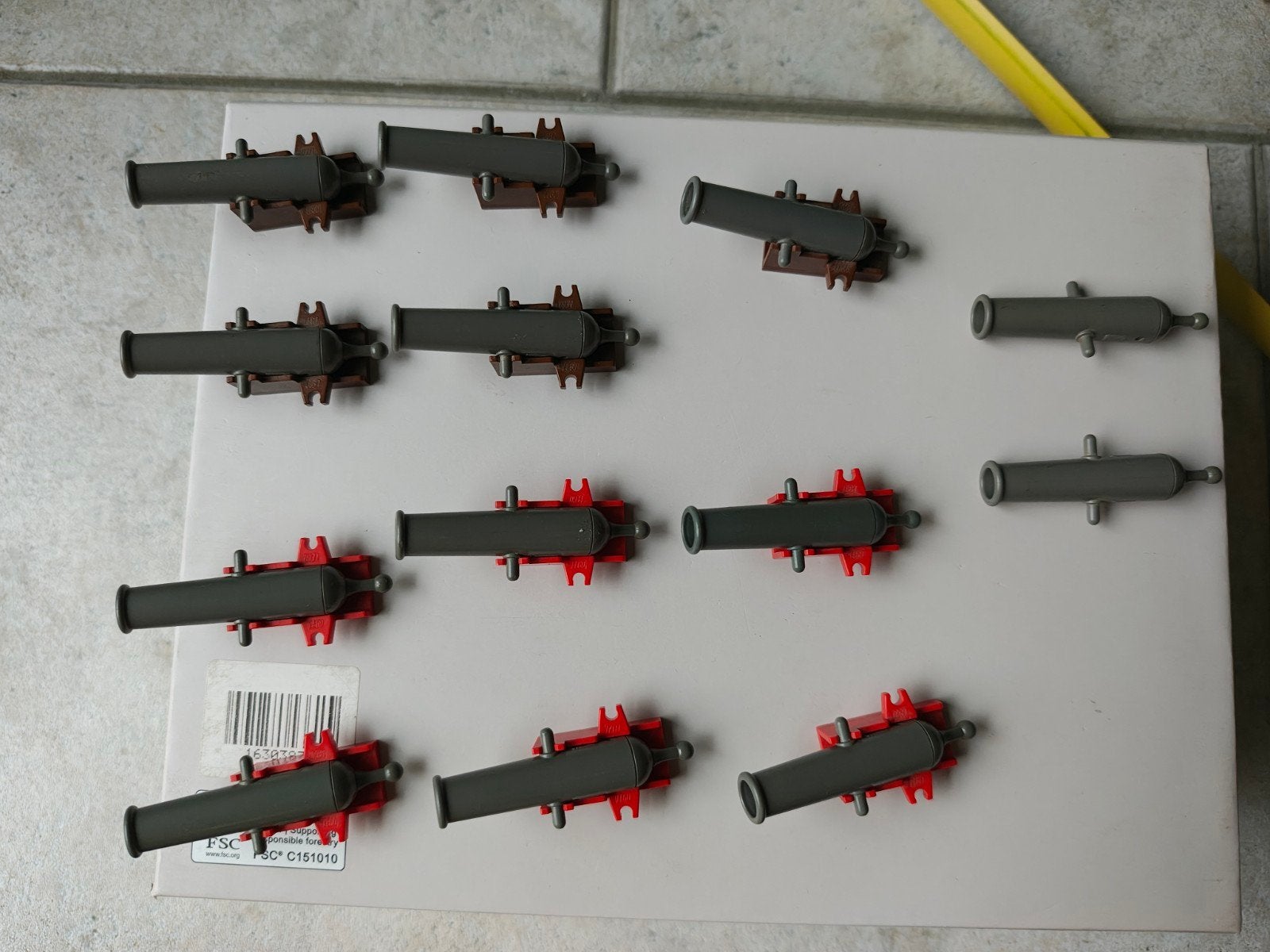 13 lego kanonnen, Ophalen of Verzenden