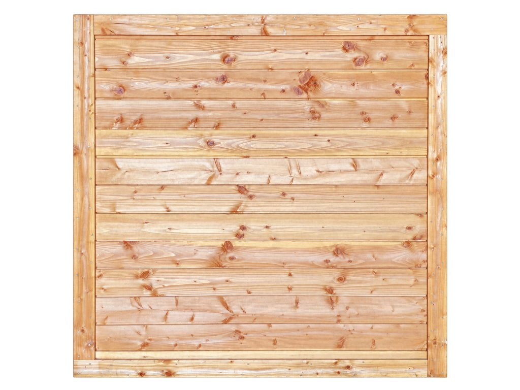 016. Dicht houten tuinscherm 180x180 cm met kader., 1 tot 2 meter, Minder dan 3 meter, Nieuw, Ophalen of Verzenden