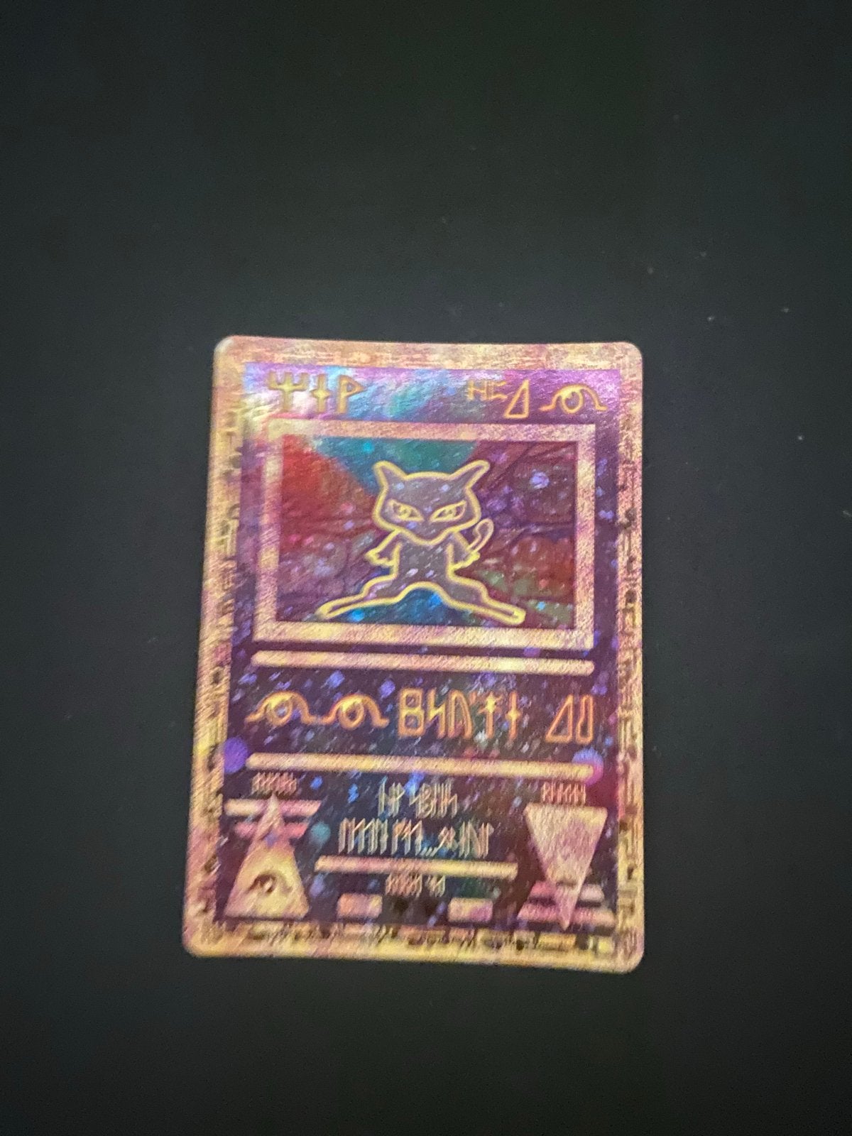 Mewtwo Ancient Mew NM, Ophalen of Verzenden, Gebruikt, Losse kaart, Foil