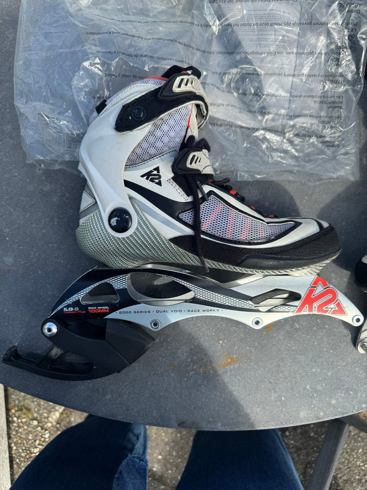 K2 Radical 100 W Inline Skates - Maat 40.5, K2, Gebruikt, Ophalen of Verzenden, Inline skates 4 wielen