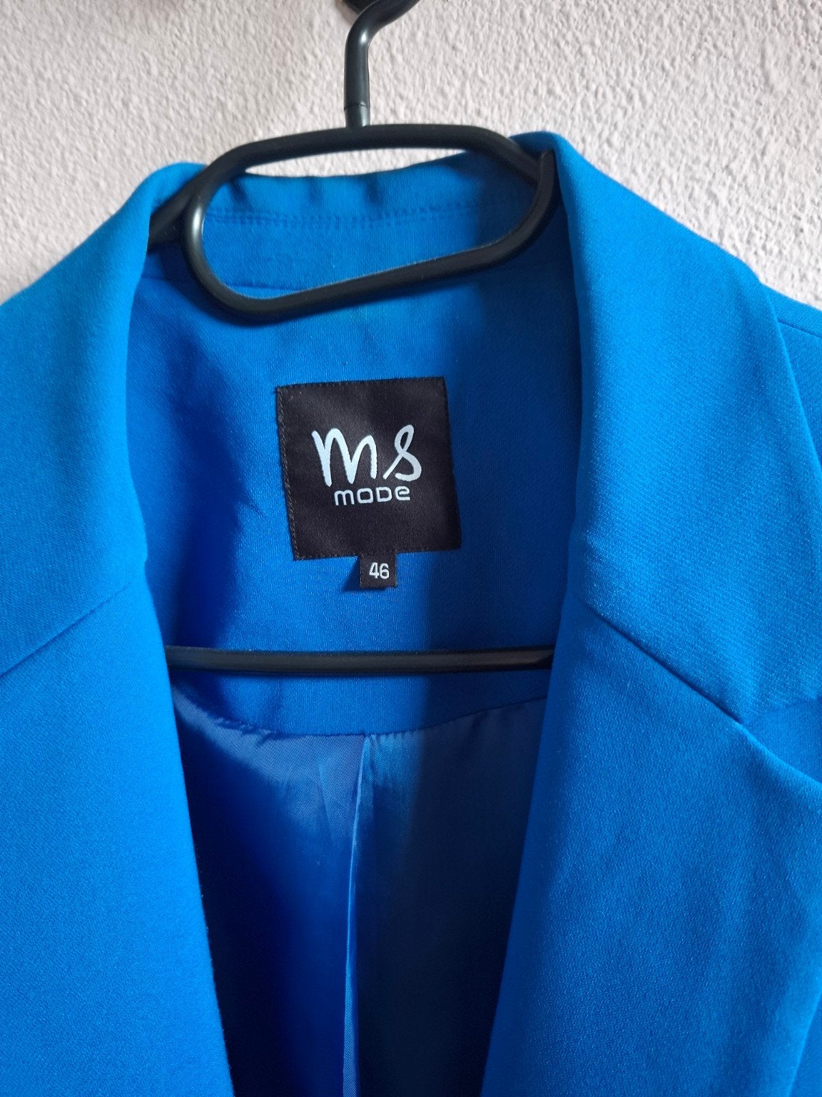 M&S Mode blauw jasje blazer maat 46, Blauw, Maat 46/48 (XL) of groter, Ophalen of Verzenden, Gedragen