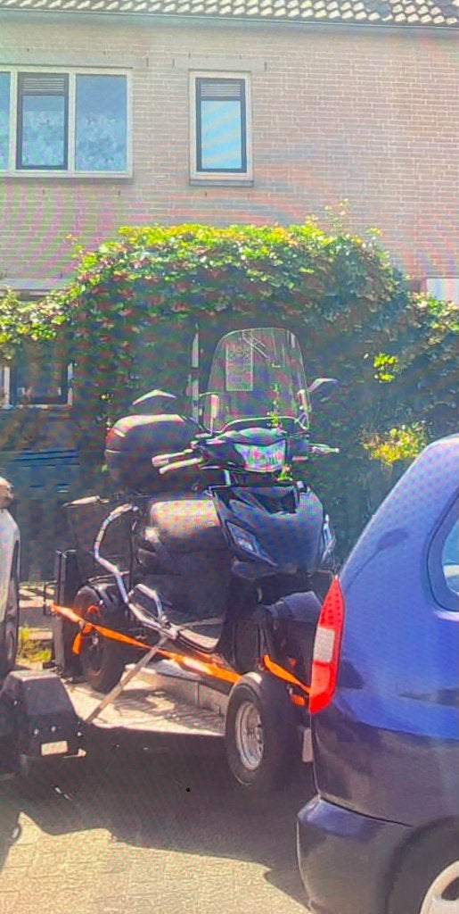 Motortrailer | Scootertrailer | Aanhanger | Trekhaak, Ophalen