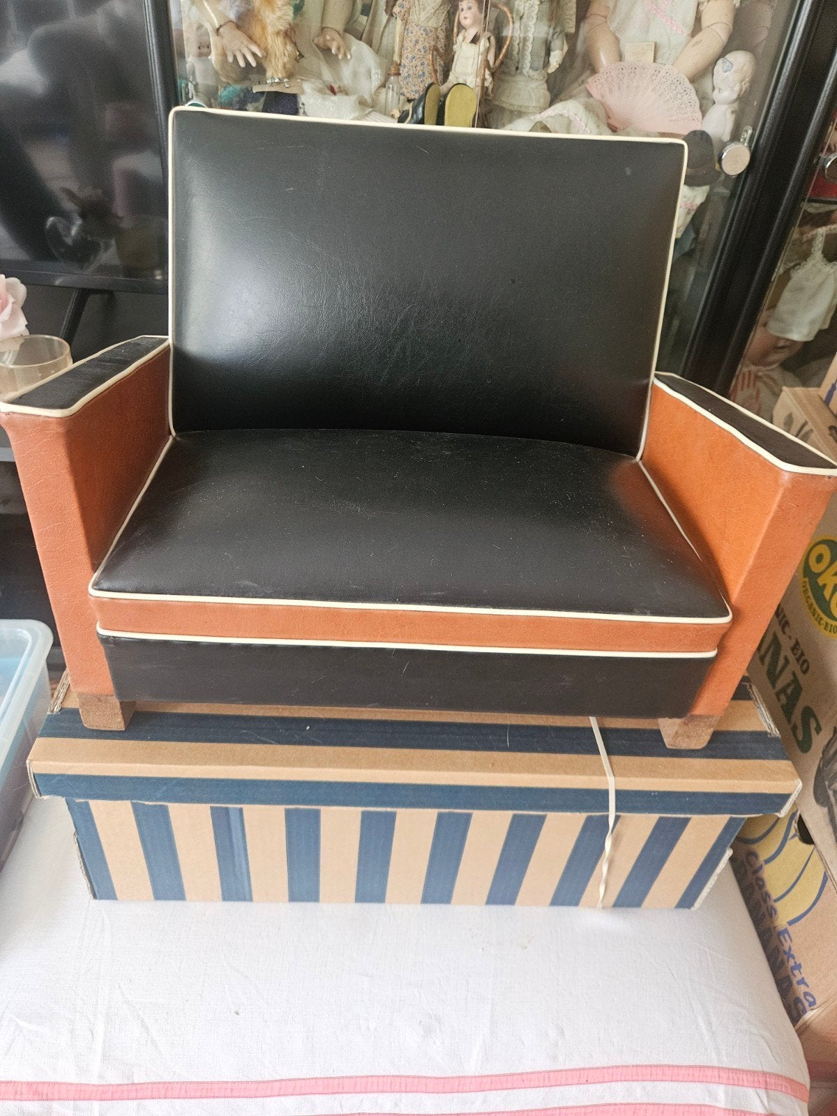 Art Deco poppenbank sky, Ophalen of Verzenden, Zo goed als nieuw, Accessoires