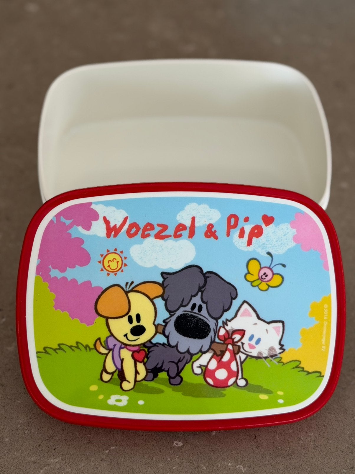 Broodtrommel Woezel en Pip, Ophalen of Verzenden, Zo goed als nieuw