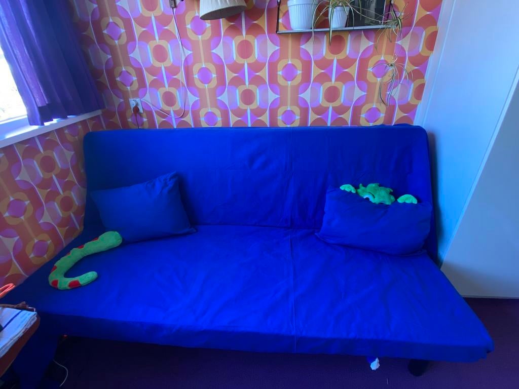 Ikea vintage grand foulard xl met briljante kussens, Ophalen of Verzenden, Zo goed als nieuw, Tweepersoons