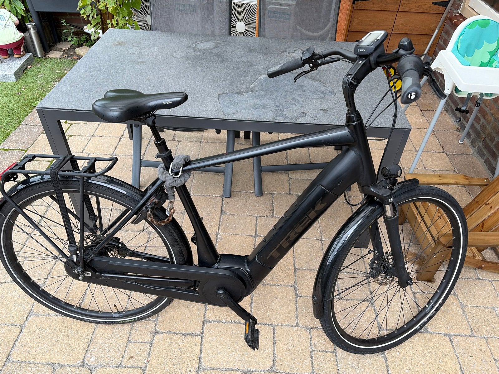Heren elektrische fiets Trek District +6 incl. oplader, Ophalen, Gebruikt, Overige merken