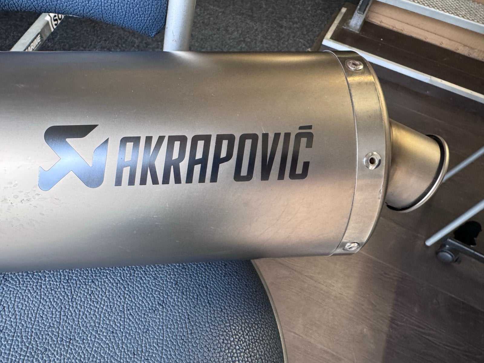 Akrapovic demper BMW R1200GS R1200GSA, Motoren, Onderdelen | BMW, Ophalen of Verzenden, Gebruikt