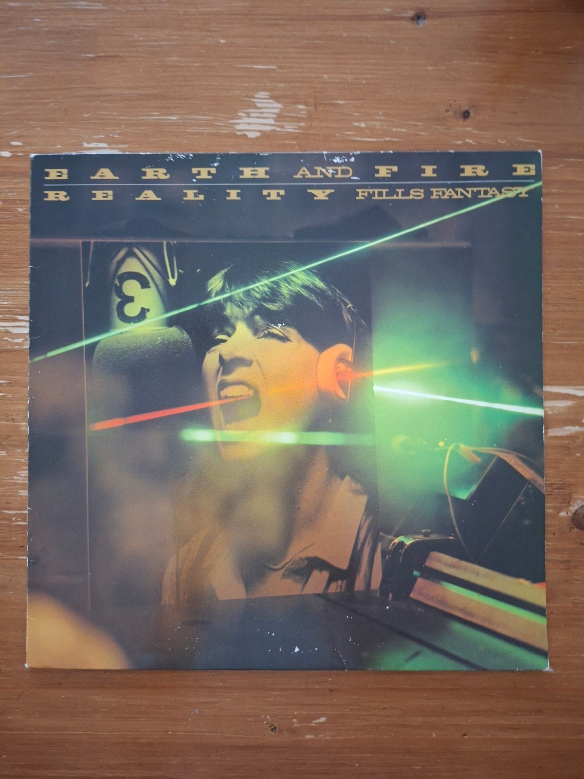Earth and Fire - Reality Fills Fantasy LP (1979), LP, Gebruikt, Pop, Ophalen of Verzenden