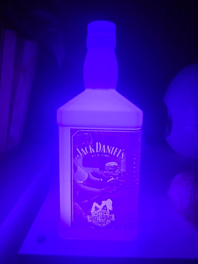 Lithophane lamp Jack Daniels fles, Huis en Inrichting, Lampen | Overige, Ophalen of Verzenden