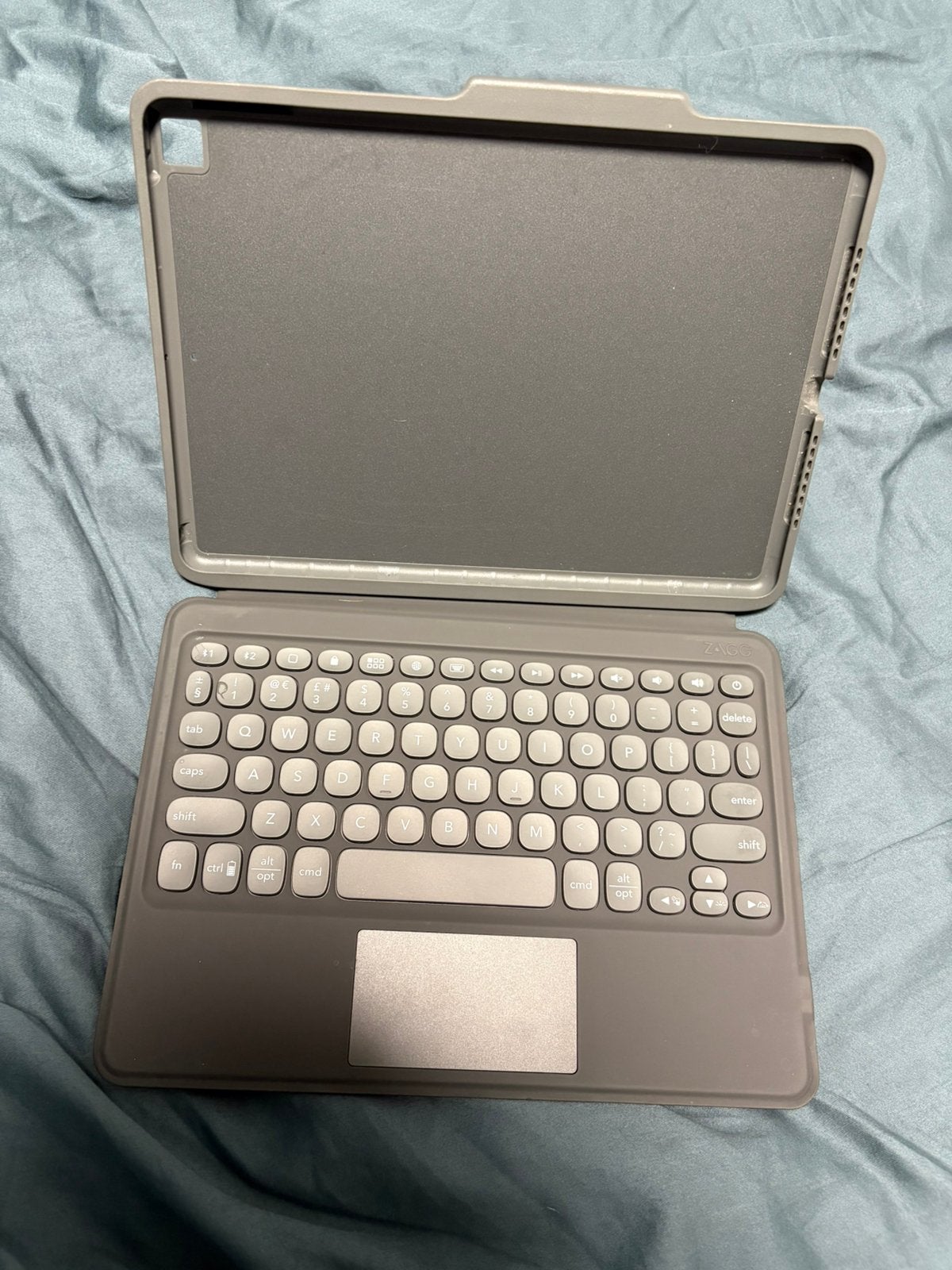ZAGG Pro Keys BT Toetsenbord Hoes iPad 10.2 (7e/8e/9e Gen, 10 inch, Gebruikt, Bescherming voor- en achterkant, Ophalen of Verzenden