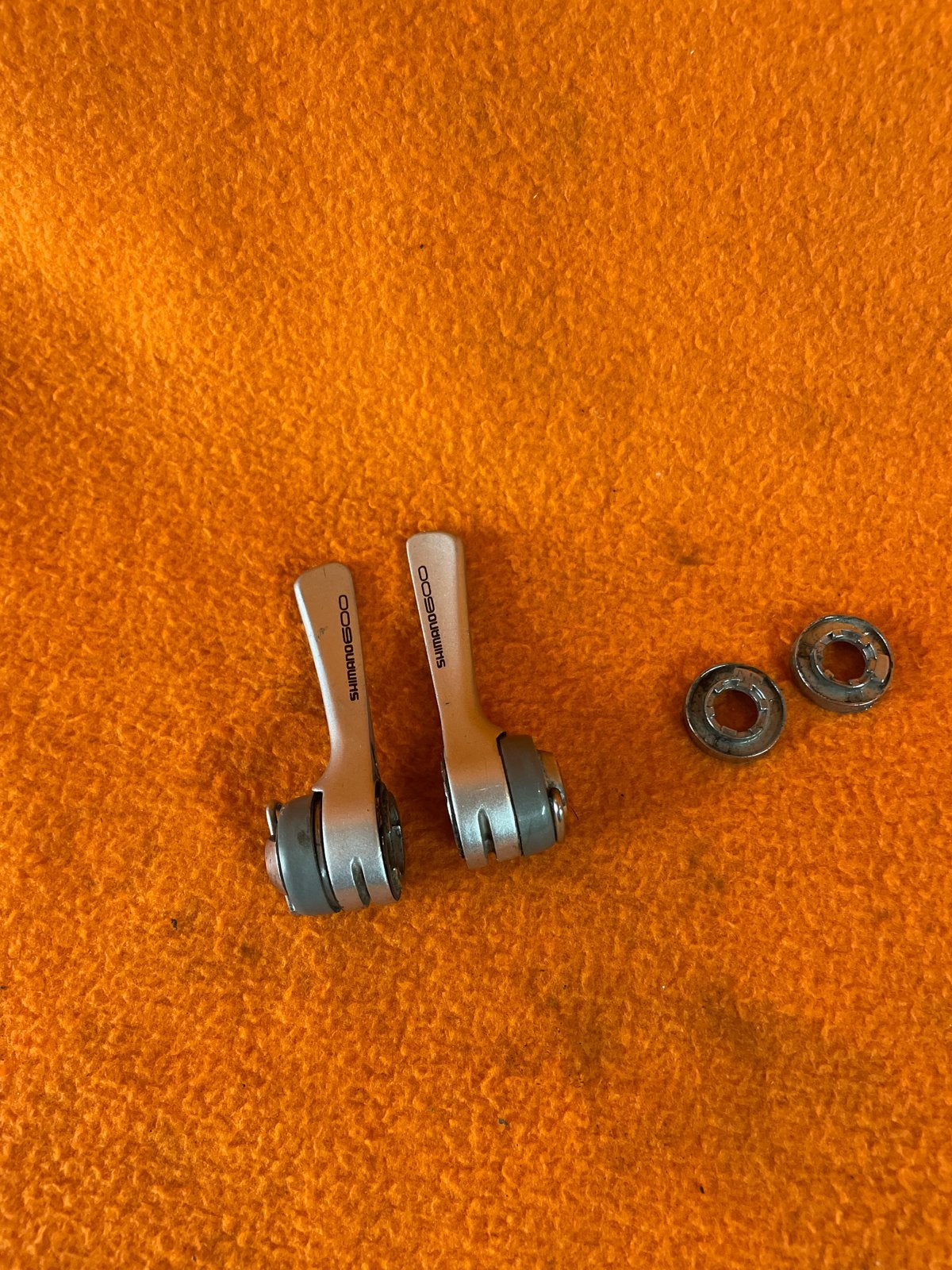Shimano 600 tricolor racefiets frame Shifters, Verzenden, Gebruikt