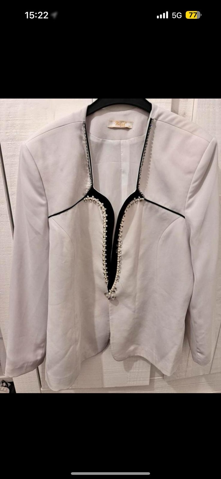 Dames blazer maat 52, Kleding | Dames, Wit, Maat 46/48 (XL) of groter, Ophalen of Verzenden, Zo goed als nieuw