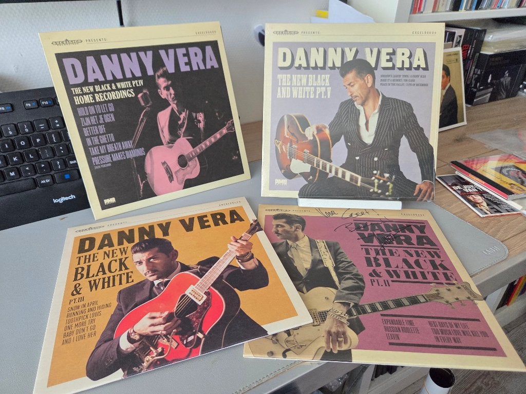 Danny Vera New Black and White 10" - Deel 1 t/m 5 COMPLEET!, 10 inch, Geseald, Ophalen of Verzenden, Zo goed als nieuw