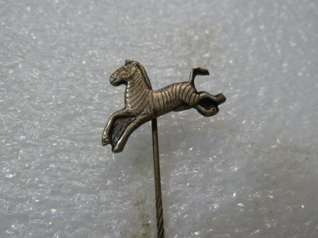 Vintage Zebra Speldje - Uniek en Decoratief, Ophalen of Verzenden, Gebruikt, Dier of Natuur, Speldje of Pin