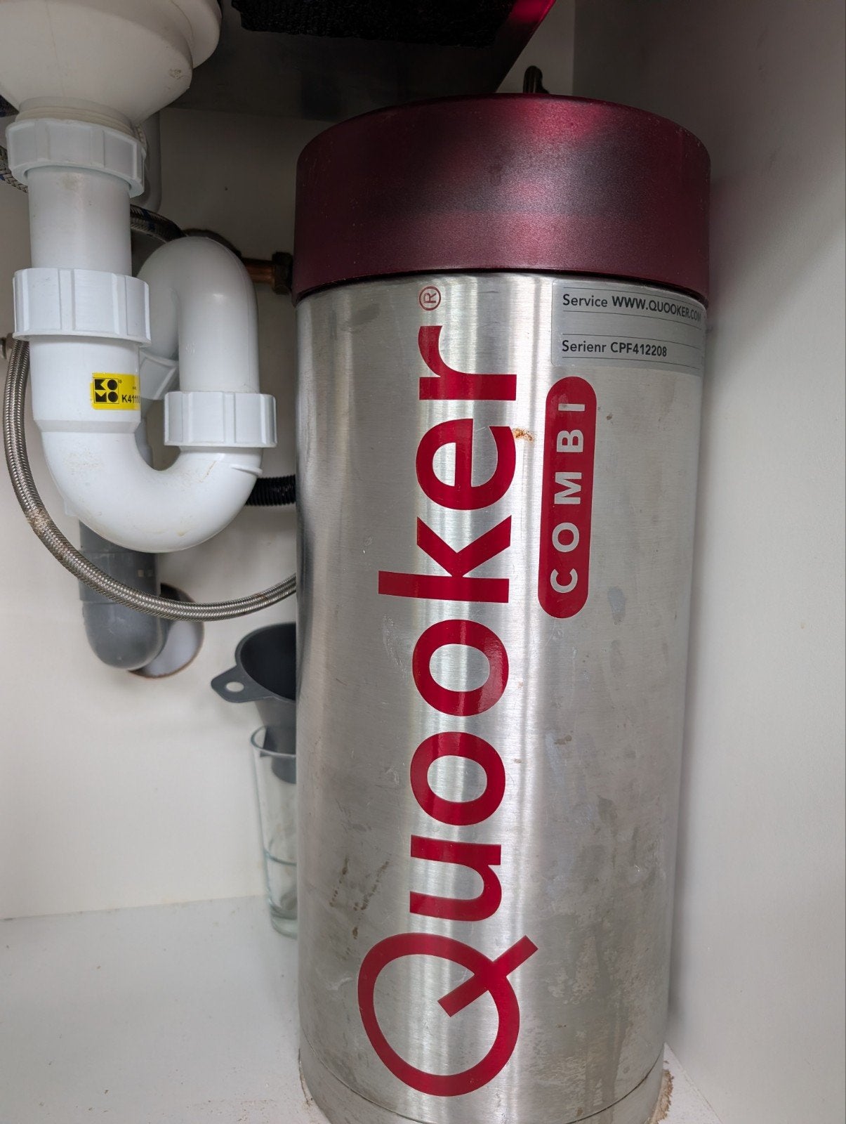 Quooker combi + met kraan, Ophalen, Gebruikt, Aardgas, Boiler
