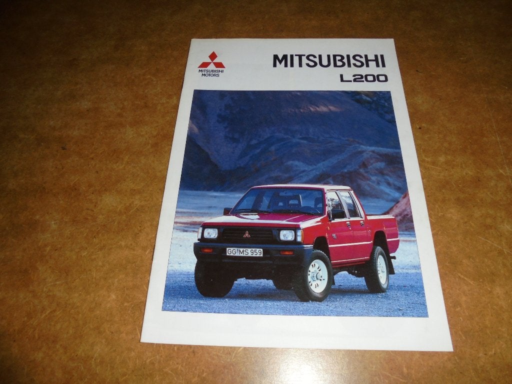 brochure Mitsubishi L200  1994, Ophalen of Verzenden, Zo goed als nieuw, Mitsubishi