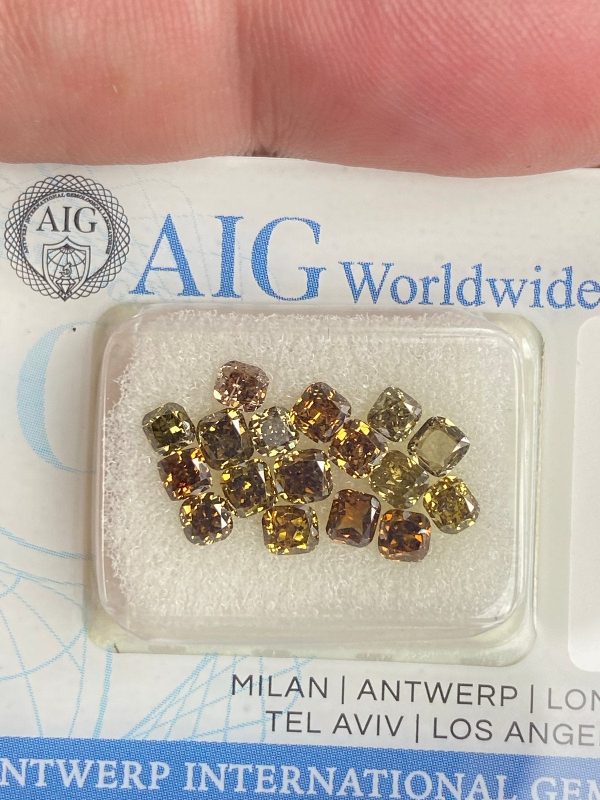 Natuurlijke Fancy Diamanten - Diverse Kleuren en Maten, Ophalen, Nieuw