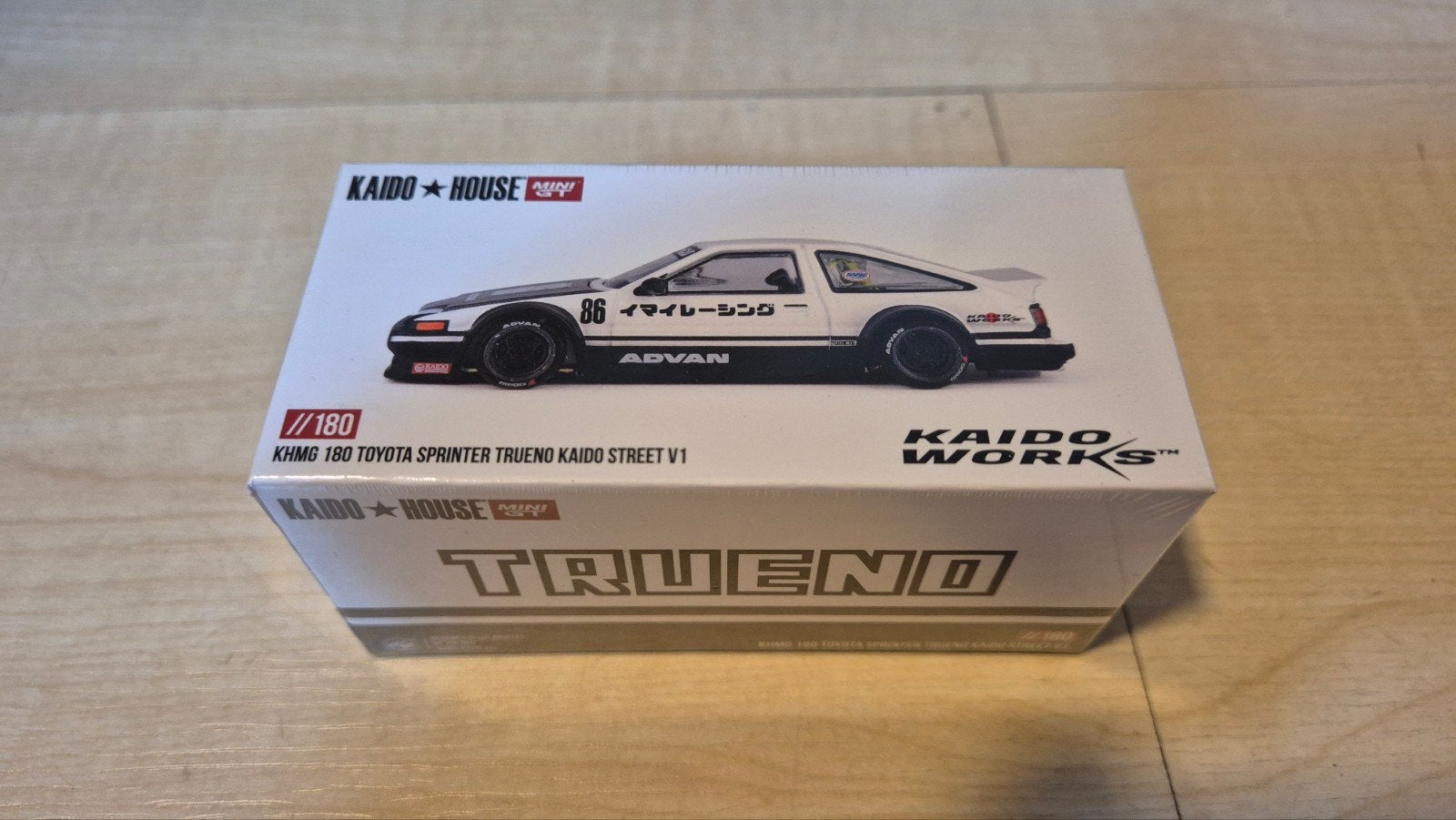 Mini GT Kaido House Toyota AE86 Sprinter Trueno Kaido Street, Ophalen of Verzenden, Nieuw, Auto