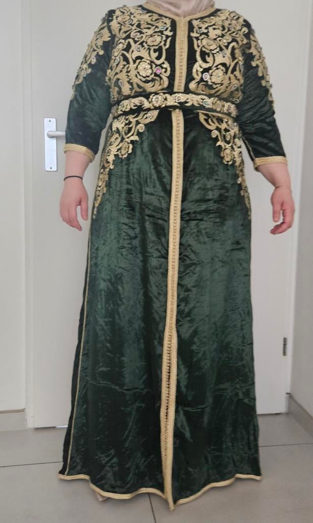 Marokkaanse Jurk Kaftan Mobra Stof Maat 44 Hennajurk, Overige typen, Maat 42/44 (L), Ophalen of Verzenden, Gedragen