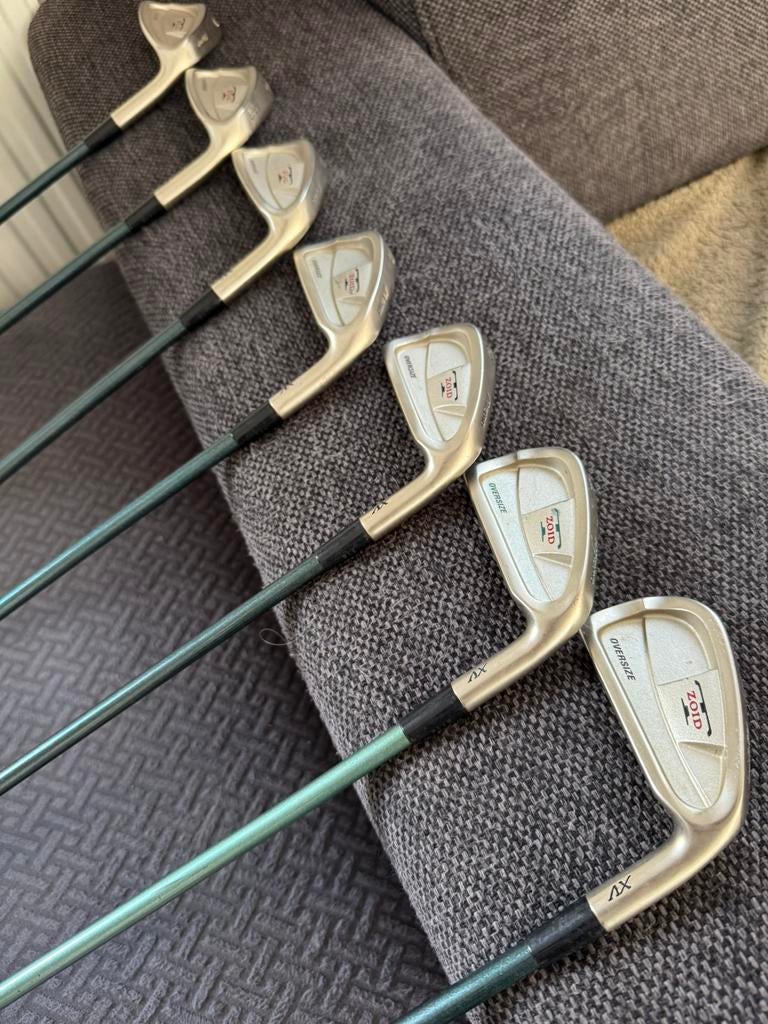 Mizuno Zoid Oversize IJzerset 3,4,5,6,8,9,PW - Graphite, Ophalen of Verzenden, Gebruikt, Set, Mizuno