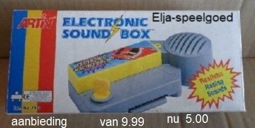 ARTIN GELUIDEN BOX voor de racebaan met racegeluiden, Overige merken, Onderdelen, Nieuw, Ophalen of Verzenden