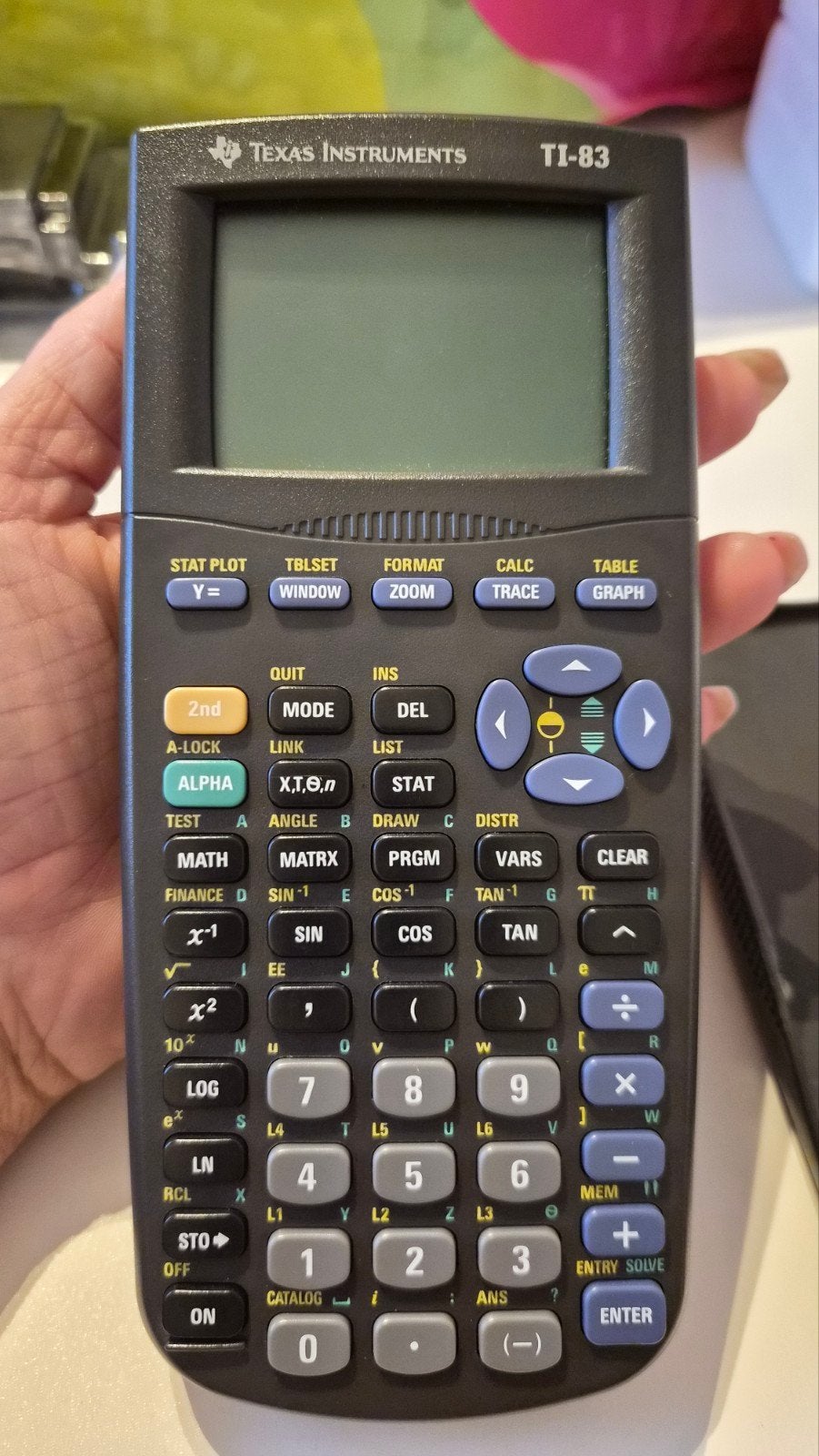 Texas Instruments TI-83 grafische rekenmachine, Ophalen, Grafische rekenmachine, Zo goed als nieuw