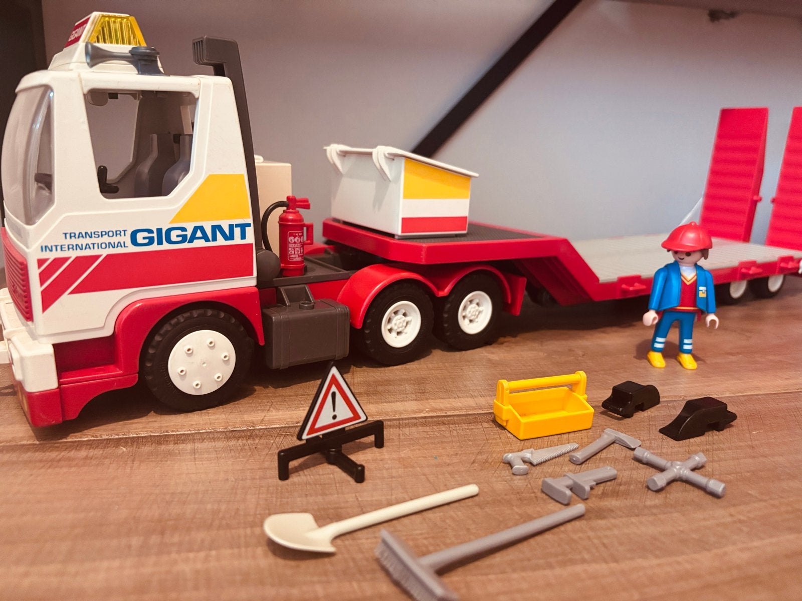 Playmobil Transport Gigant Vrachtwagen met Oplegger, Ophalen of Verzenden, Gebruikt
