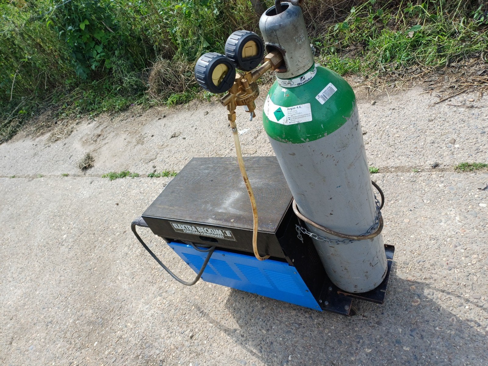 Co2 mig mag Elektra Beckum 170A turbo, Ophalen, Zo goed als nieuw, 150 tot 250 ampère, Co2