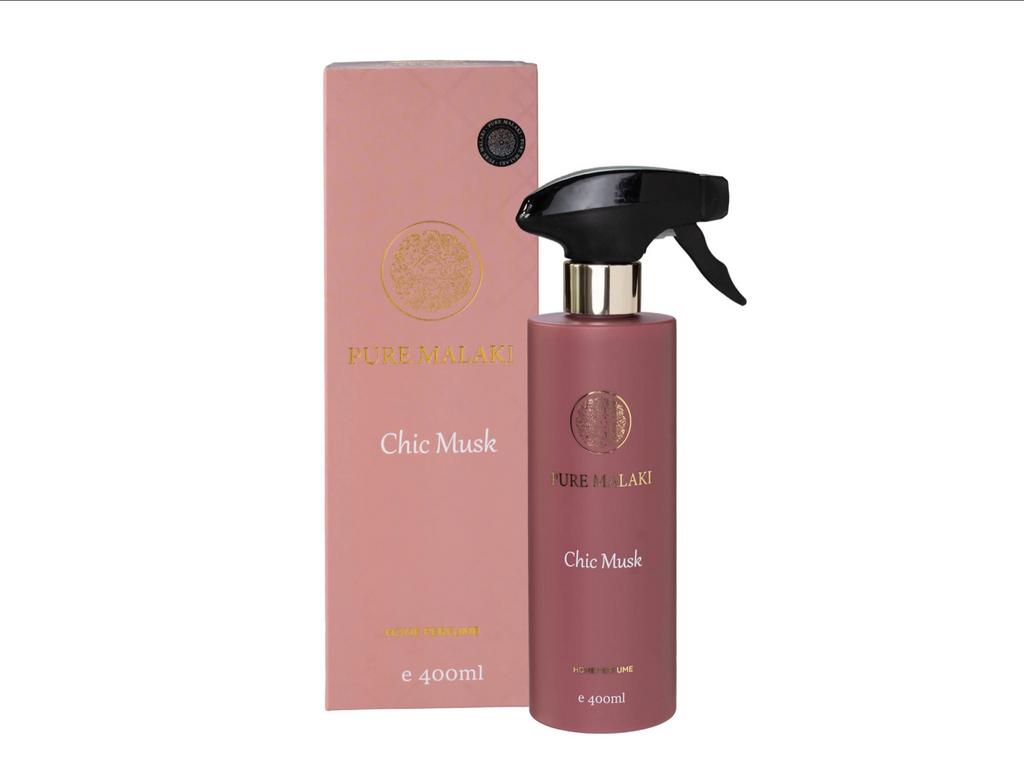Pure Malaki Chic Musk Home Parfum 400ml, Verzenden, Nieuw, Modern, Roze